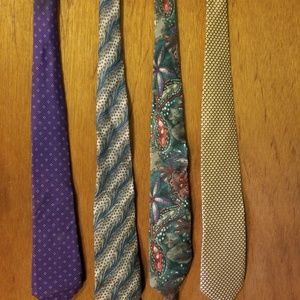 100% silk ties bundle (4)